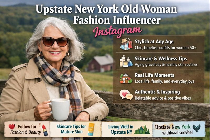 upstate new york old woman fashion influencer instagram