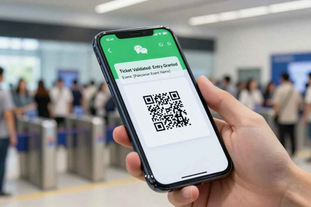 wechat mini program ticketing events